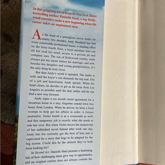 Second Act: by Danielle Steel - Picture 2 of 2